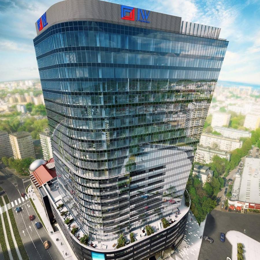 Apartament Flaming Hanza Tower Szczecin Exterior foto